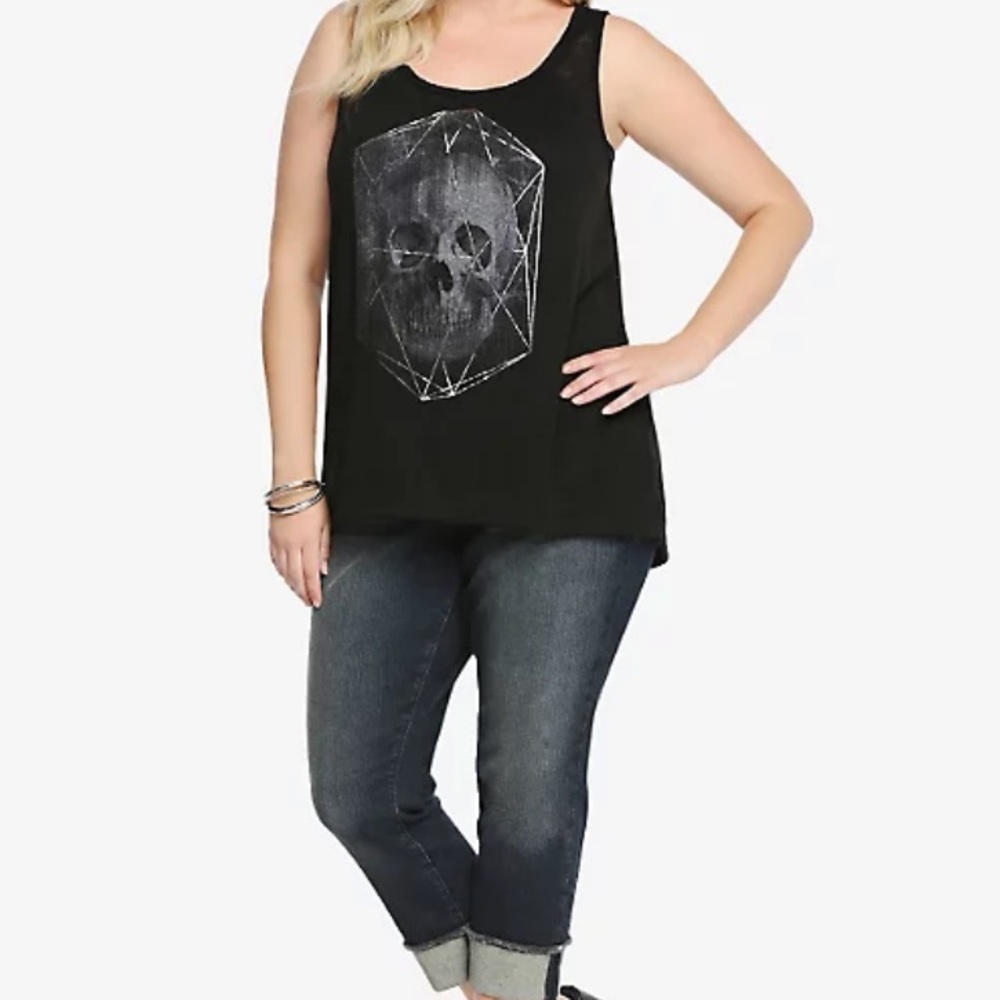 Torrid Skull Crisscross Back Tanktop